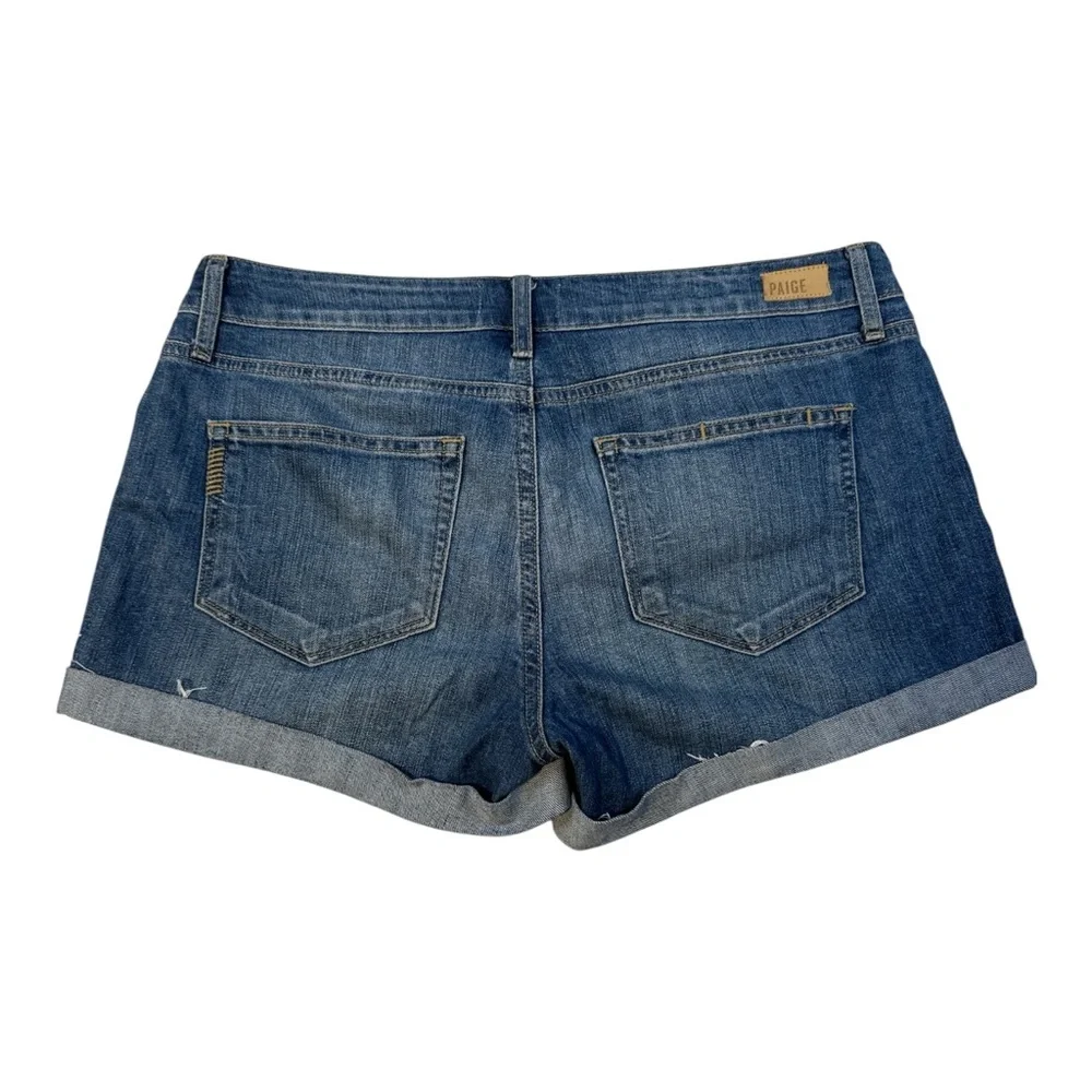 PAIGE Jimmy Jimmy Denim Shorts Women’s 28 - Picture 2 of 8
